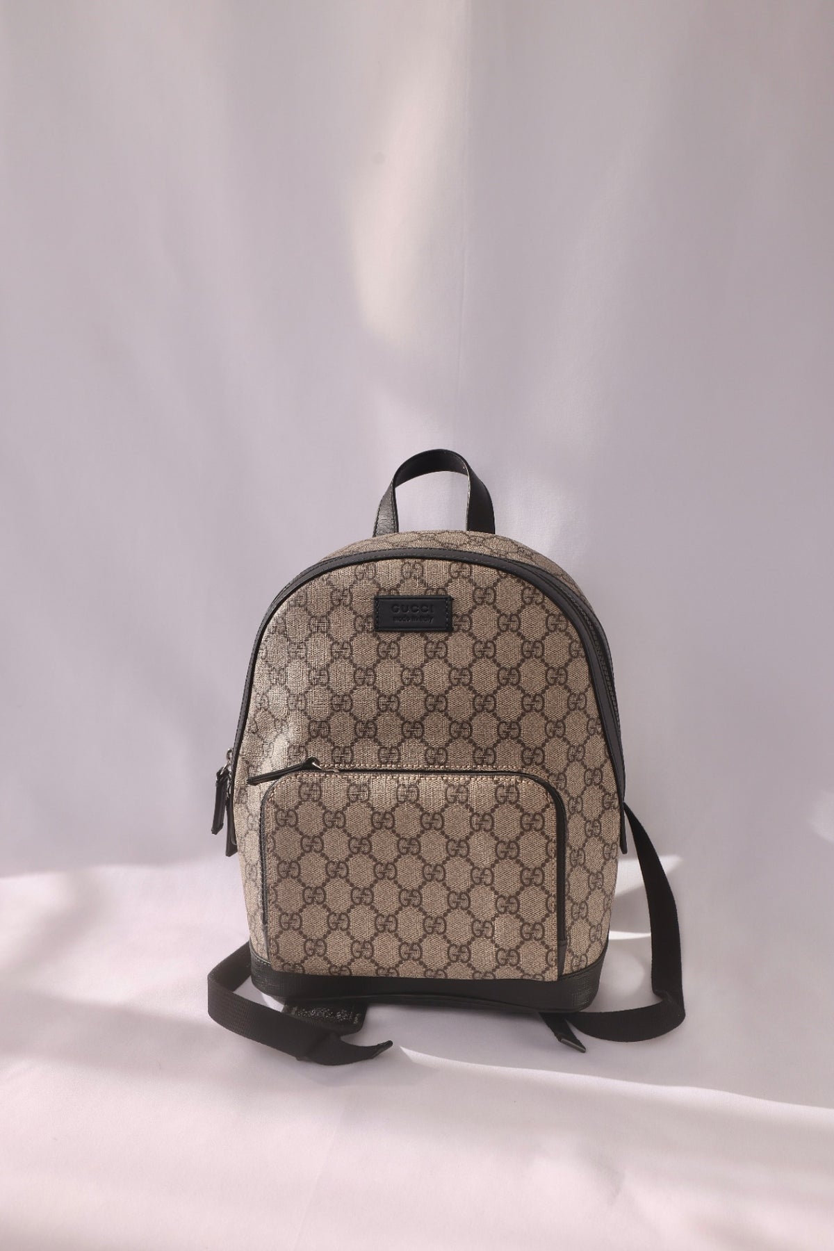 Gucci Backpack GG Supreme Small Beige/Ebony