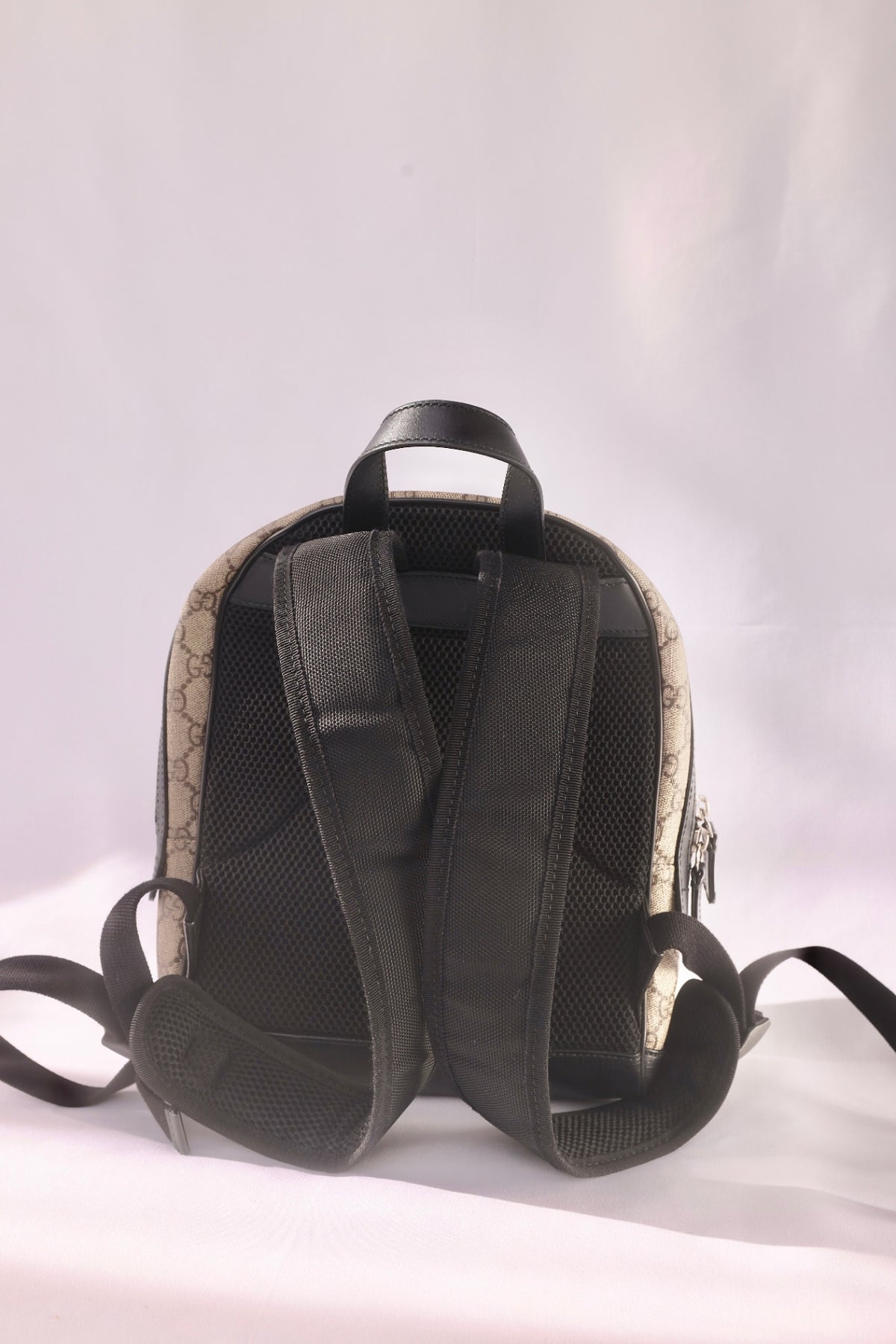 Gucci Backpack GG Supreme Small Beige/Ebony
