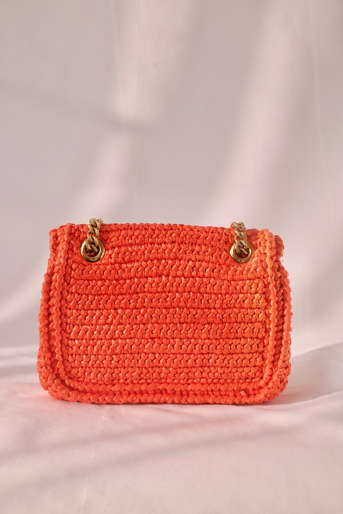 Dolce & Gabbana Devotion Bag - Coral Raffia