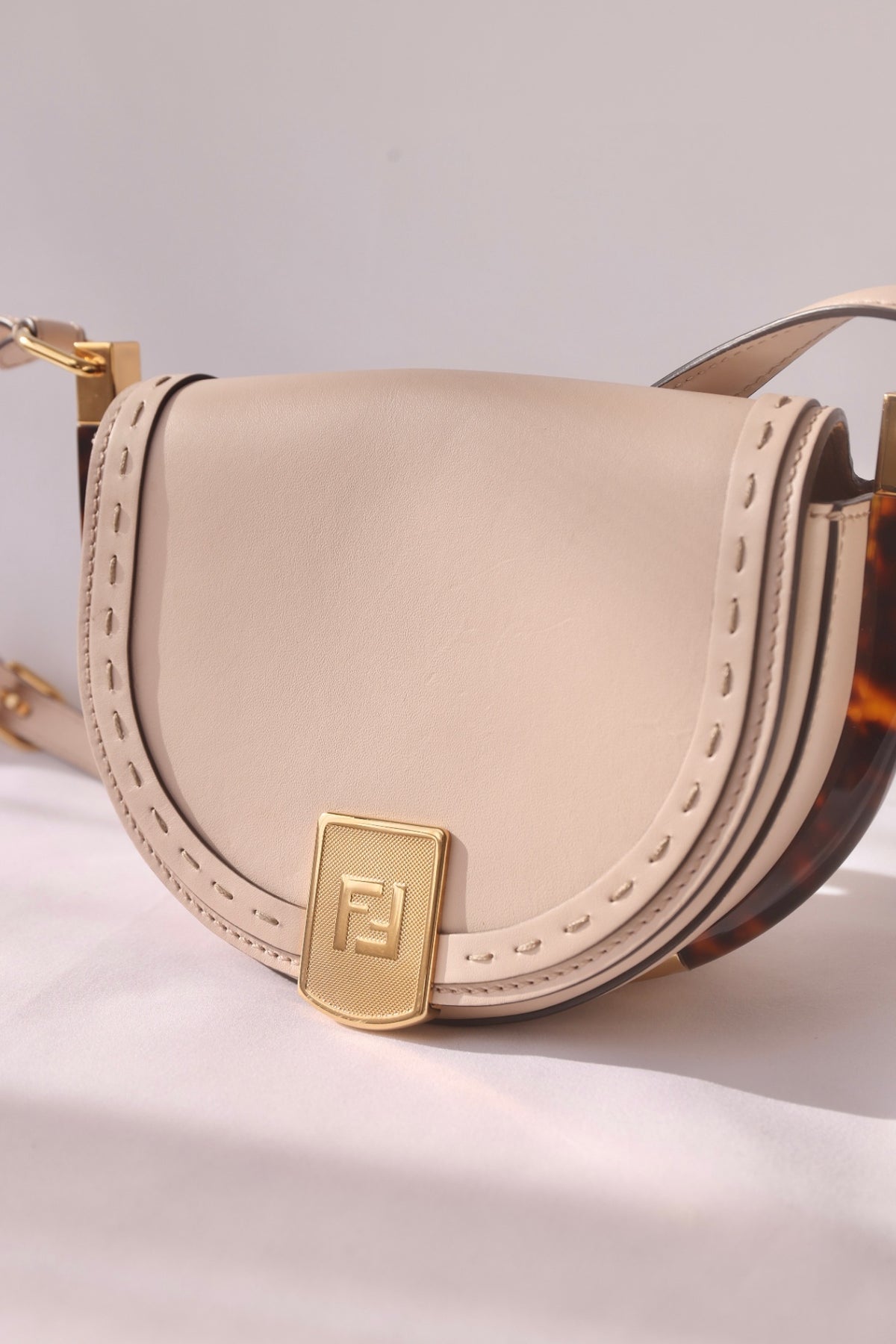Fendi Moonlight Crossbody Saddle Bag