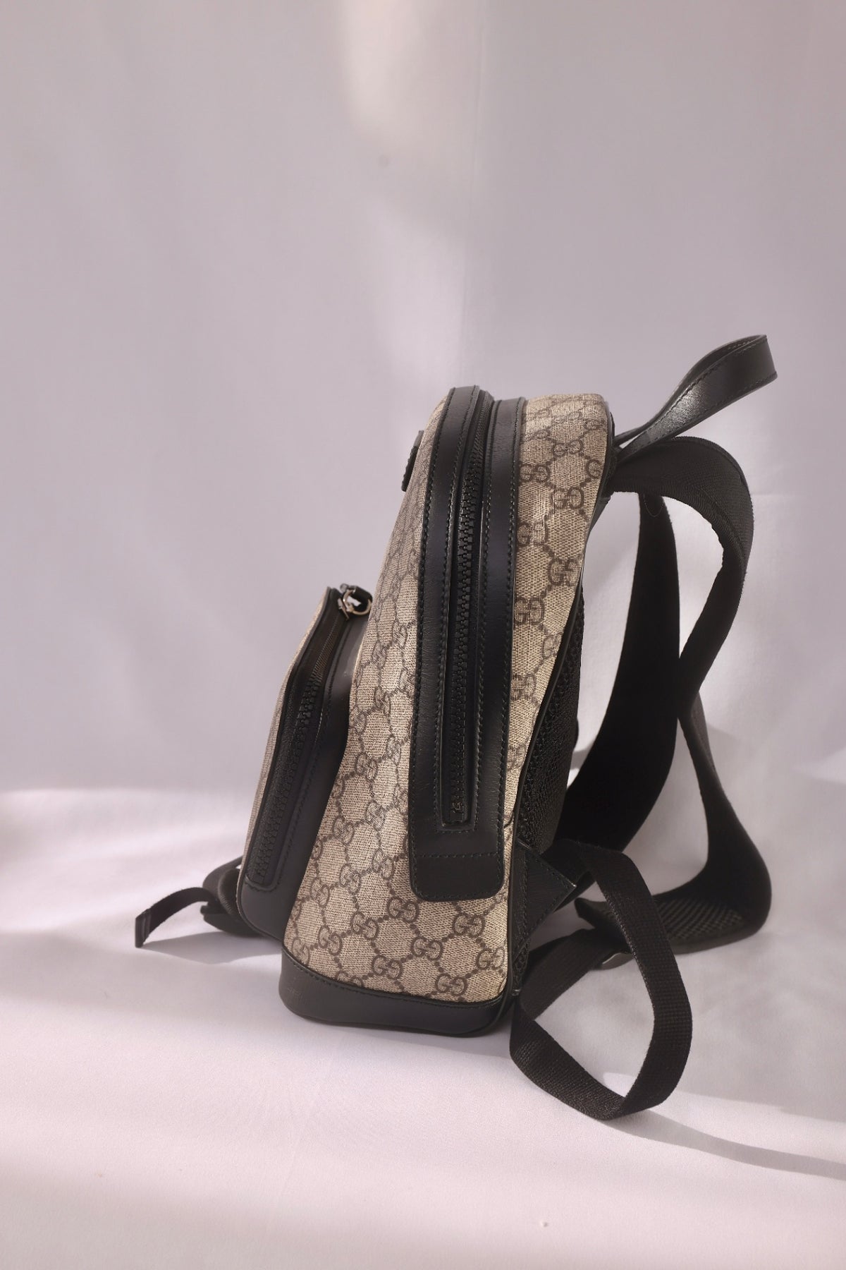 Gucci Backpack GG Supreme Small Beige/Ebony