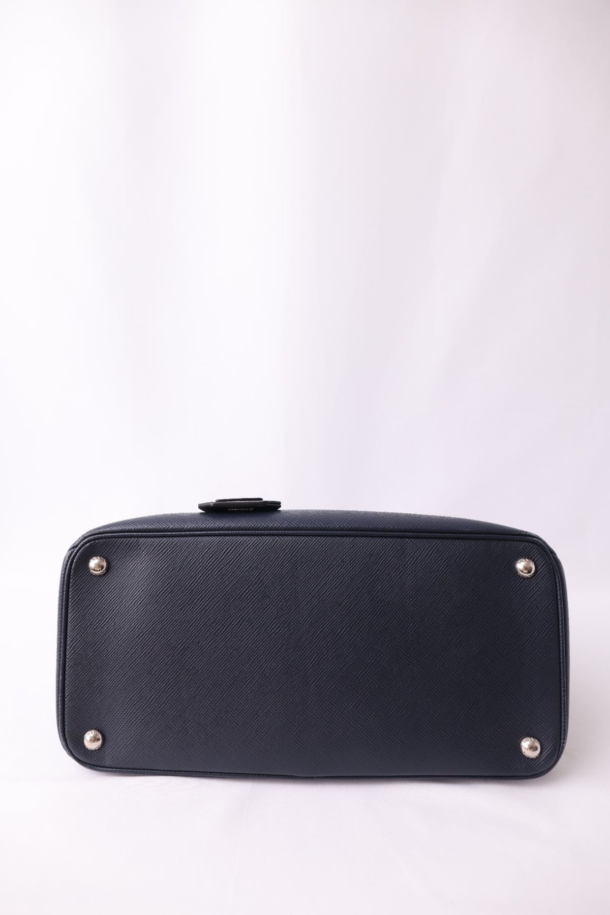 Prada Saffiano Handbag Large Black/Dark Grey