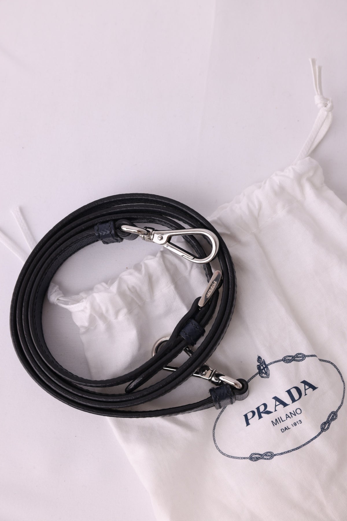 Prada Saffiano Handbag Large Black/Dark Grey