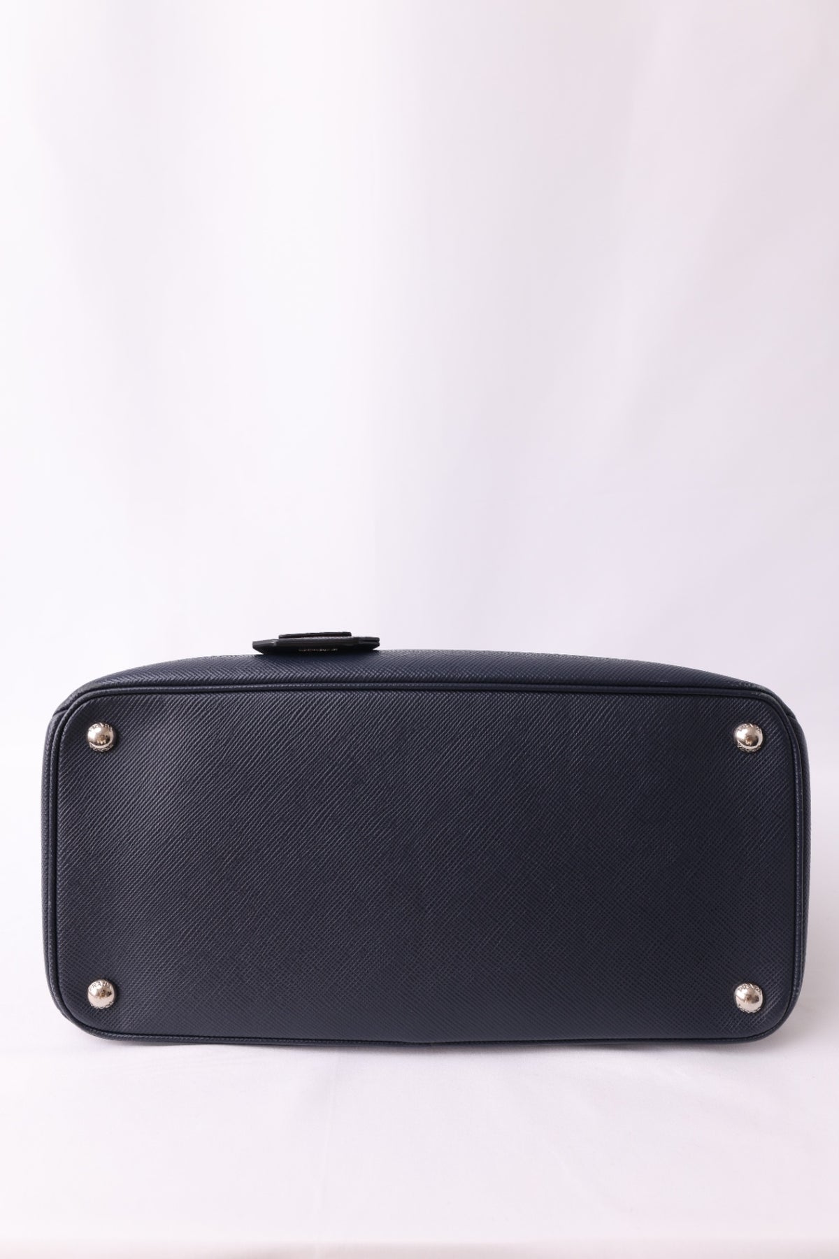 Prada Saffiano Handbag Large Black/Dark Grey
