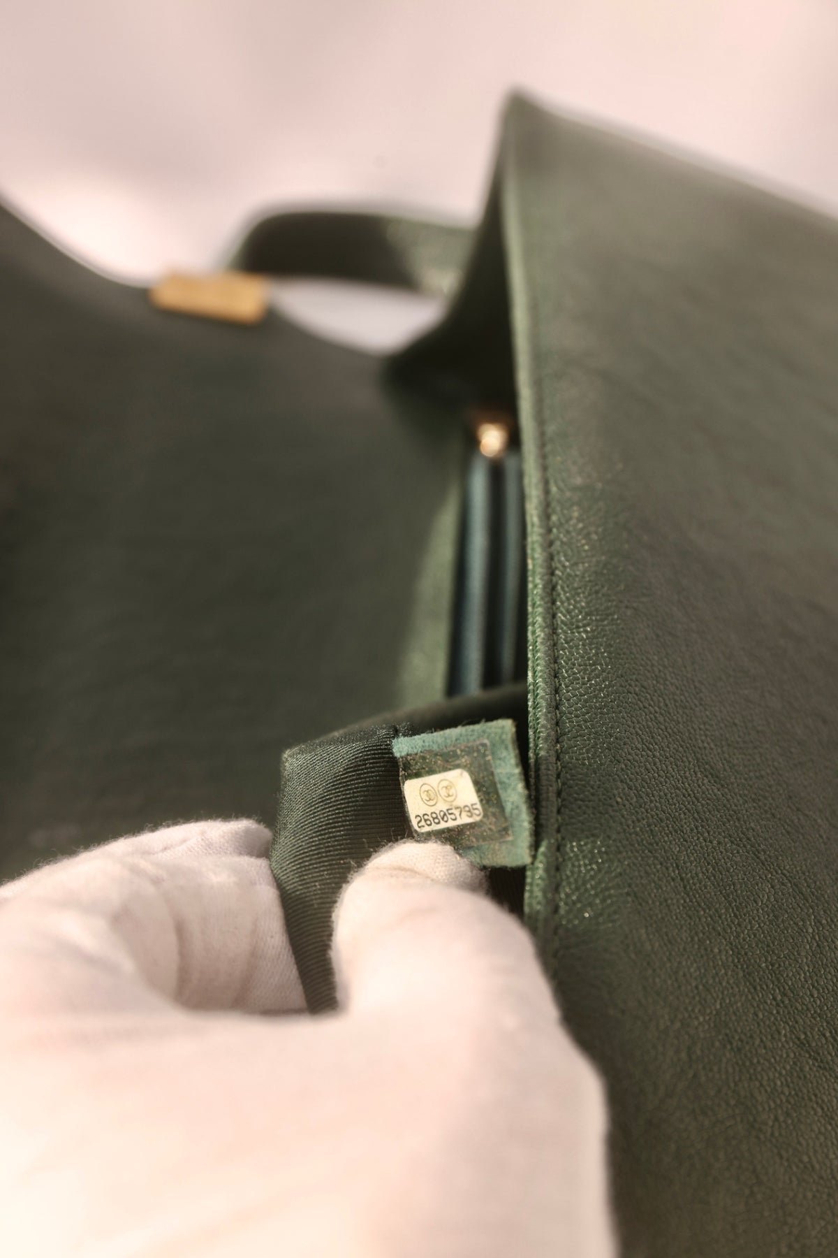 Chanel Medium Boy Bag in Dark Green